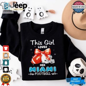 This Girl Loves Her Miami Dolphins Football Faux Glitter Shirt hotcouturetrends 1 1