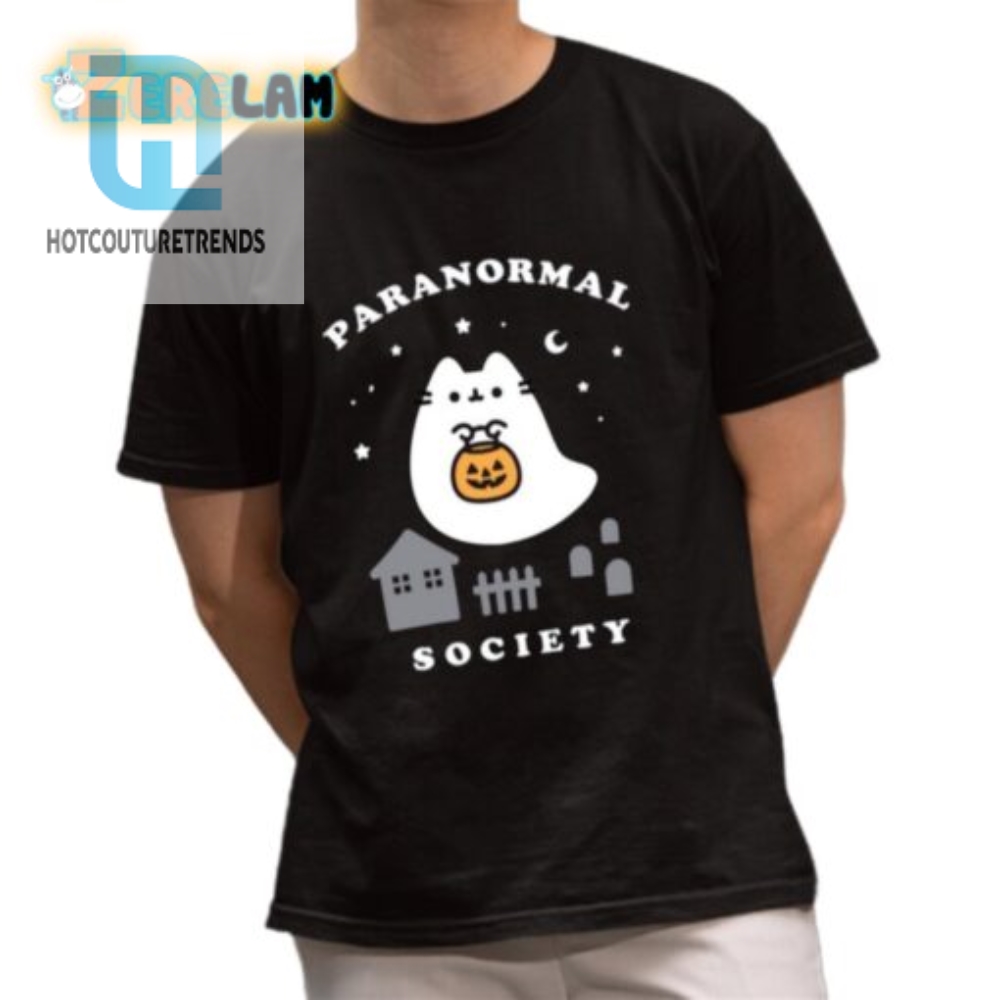 Pusheen Boosheen Paranormal Society Shirt 