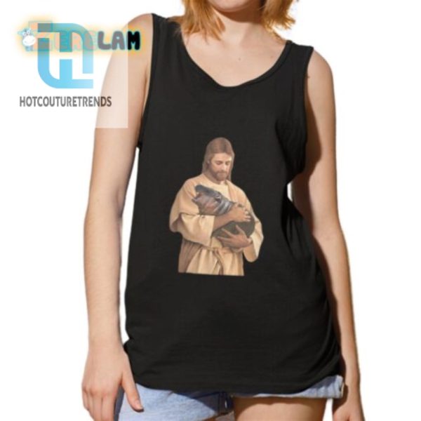 Jesus Moo Deng Shirt hotcouturetrends 1 4