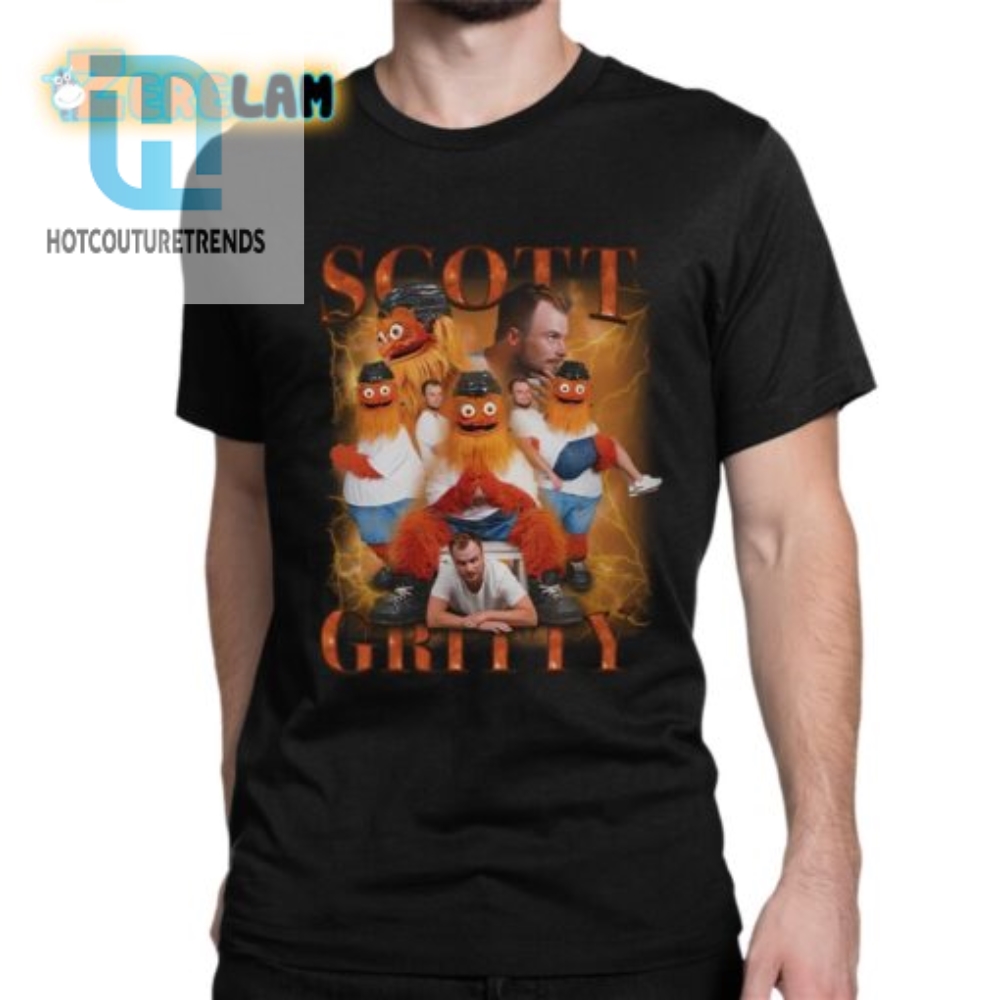 Scott Laughton And Gritty Shirt 