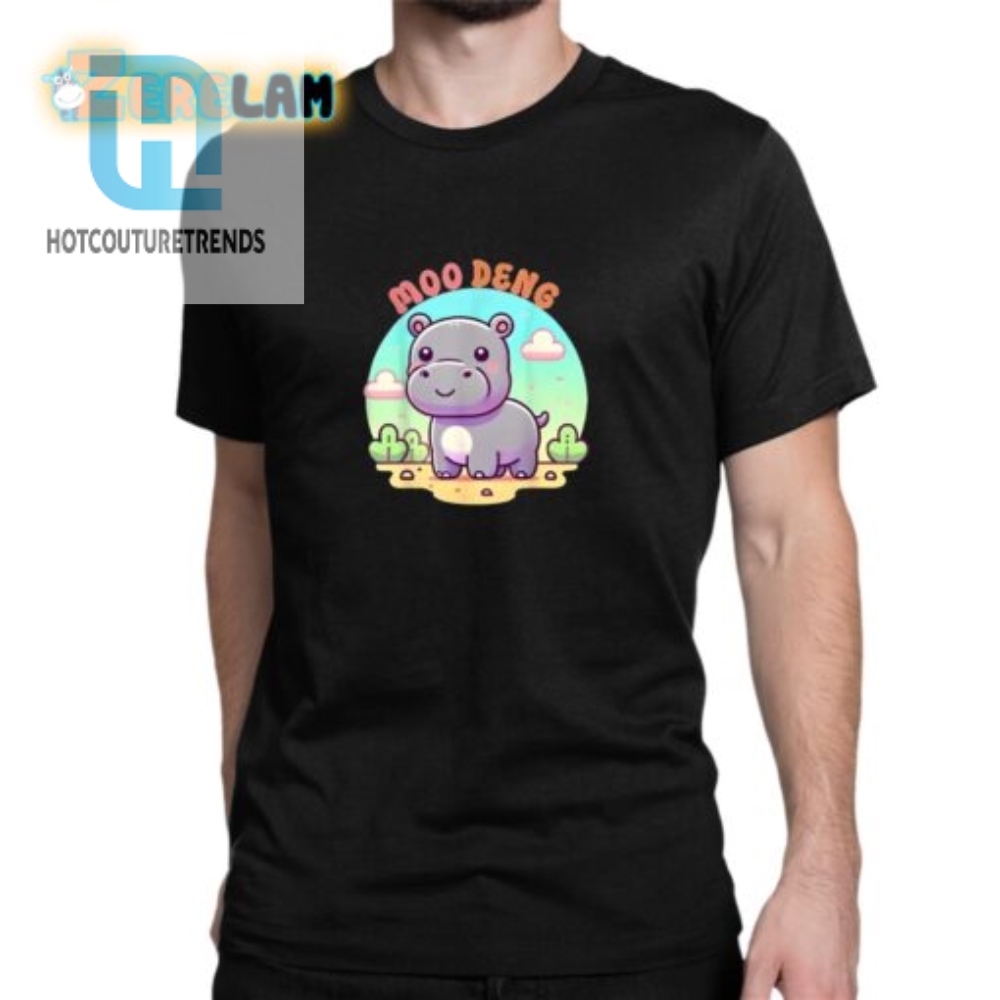 Cute Baby Hippo Moo Deng Shirt 