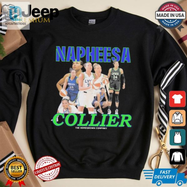 Official Napheesa Collier Minnesota Lynx Wnba 2024 The Homegrown Company T Shirt hotcouturetrends 1 1