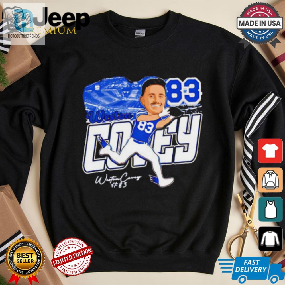 Weston Covey Byu 83 Signature Cartoon Shirt 