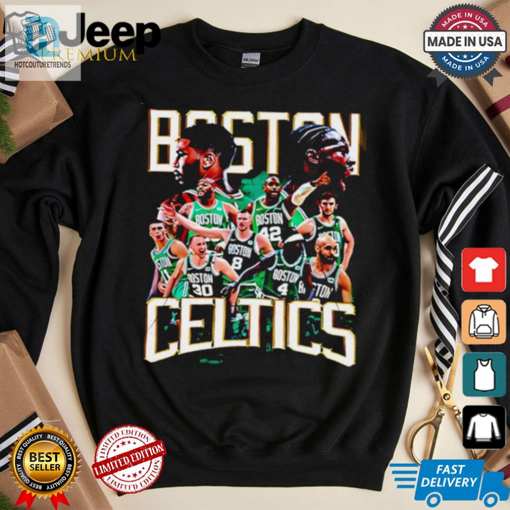 Boston Celtics All Team Picture Collage Shirt 