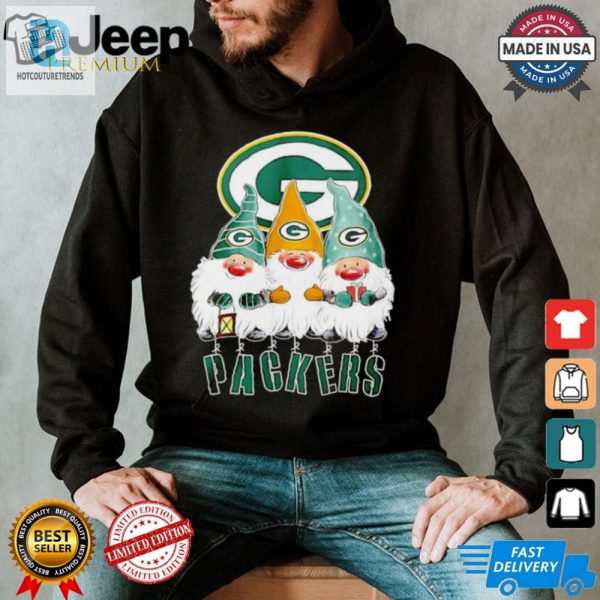 Green Bay Packers Santa Gnomies Shirt hotcouturetrends 1