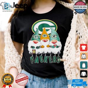 Green Bay Packers Santa Gnomies Shirt hotcouturetrends 1 2