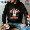 Official Luke Altmyer Illinois Fighting Illini Flex Signature T Shirt hotcouturetrends 1