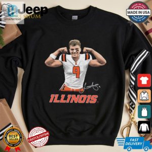 Official Luke Altmyer Illinois Fighting Illini Flex Signature T Shirt hotcouturetrends 1 1