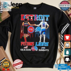 Detroit Pistons All Season X Detroit Lions On Sundays Skyline Shirt hotcouturetrends 1 1