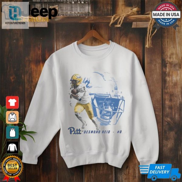 Desmond Reid 9 Pittsburgh Panthers Portrait Ncaa T Shirt hotcouturetrends 1 2