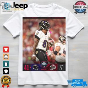 2024 Poster Final Baltimore Ravens 41 31 Tampa Bay Buccaneers Nfl Monday Night Football T Shirt hotcouturetrends 1 1