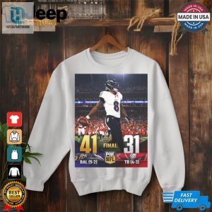 2024 Poster Baltimore Ravens 41 31 Tampa Bay Buccaneers The Ravens Get The W On The Road And Their 5Th Straight Win T Shirt hotcouturetrends 1 2