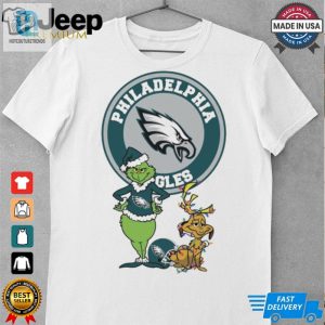 Grinch And Max Philadelphia Eagles Merry Christmas 2024 Shirt hotcouturetrends 1 3