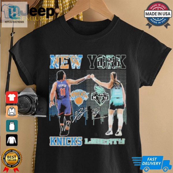 New York Knicks X New York Liberty Signature Shirt hotcouturetrends 1