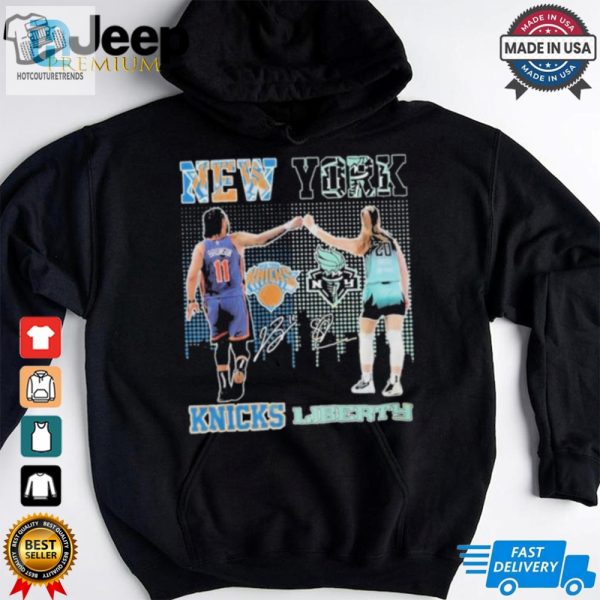 New York Knicks X New York Liberty Signature Shirt hotcouturetrends 1 2