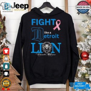 Fight Like A Detroit Lions Cancer Logo Shirt hotcouturetrends 1 3