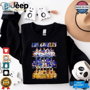 Los Angeles Dodgers Los Angeles Rams Los Angeles Lakers Los Angeles City 2024 Shirt hotcouturetrends 1 1