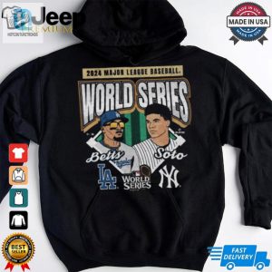 Official New York Yankees Vs. Los Angeles Dodgers Mlb Player Dueling 2024 World Series Shirt hotcouturetrends 1 2