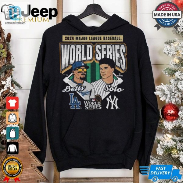 Official New York Yankees Vs. Los Angeles Dodgers Mlb Player Dueling 2024 World Series Shirt hotcouturetrends 1 3