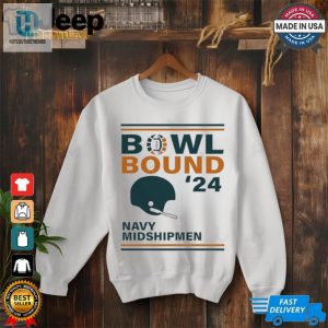 Navy Midshipmen 2024 Bowl Bound Helmet Shirt hotcouturetrends 1 2