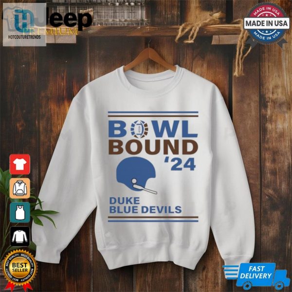 Duke Blue Devils 2024 Bowl Bound Helmet Shirt hotcouturetrends 1 2