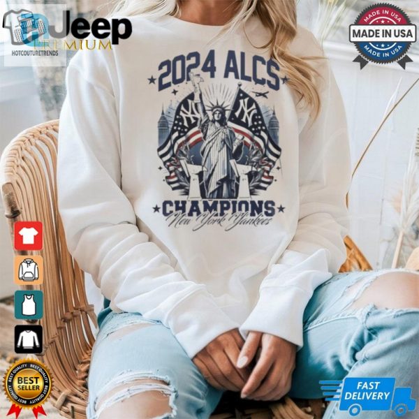 2024 Alcs Champions New York Yankees 99 Judge Shirt hotcouturetrends 1 3