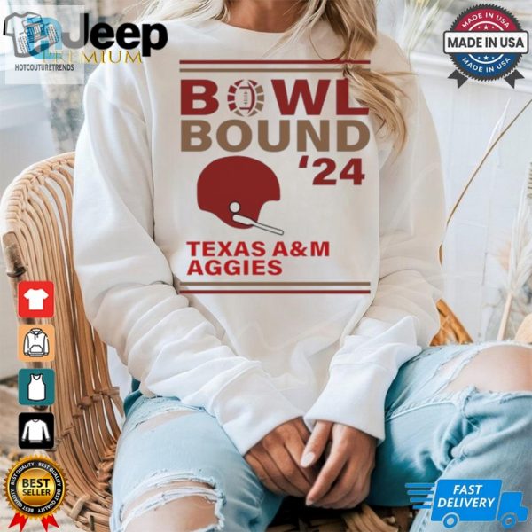 Texas Am Aggies 2024 Bowl Bound Helmet Shirt hotcouturetrends 1 3