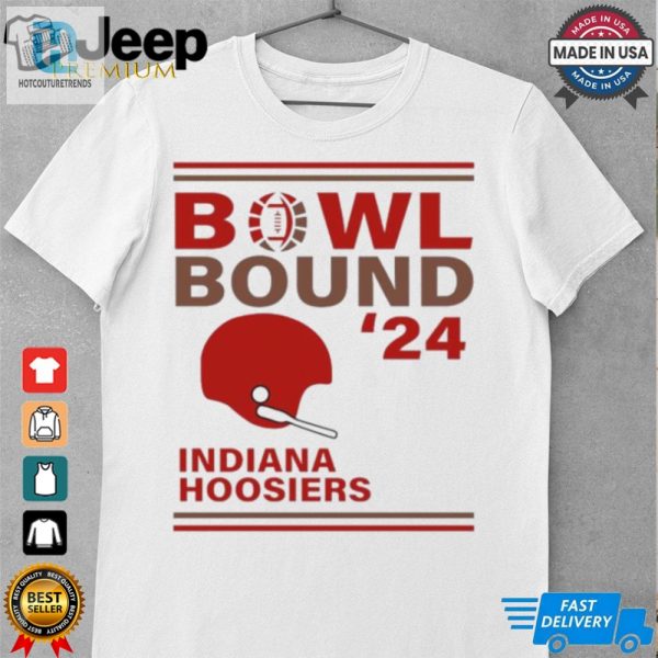 Indiana Hoosiers 2024 Bowl Bound Helmet Shirt hotcouturetrends 1 1