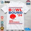 Smu Mustangs 2024 Bowl Bound Helmet Shirt hotcouturetrends 1