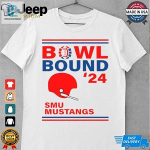 Smu Mustangs 2024 Bowl Bound Helmet Shirt hotcouturetrends 1 1