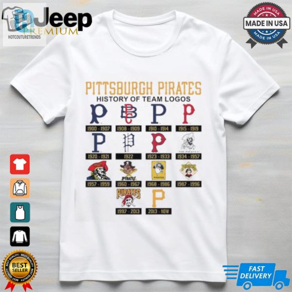 Pittsburgh Pirates History Of Team Logos Shirt hotcouturetrends 1