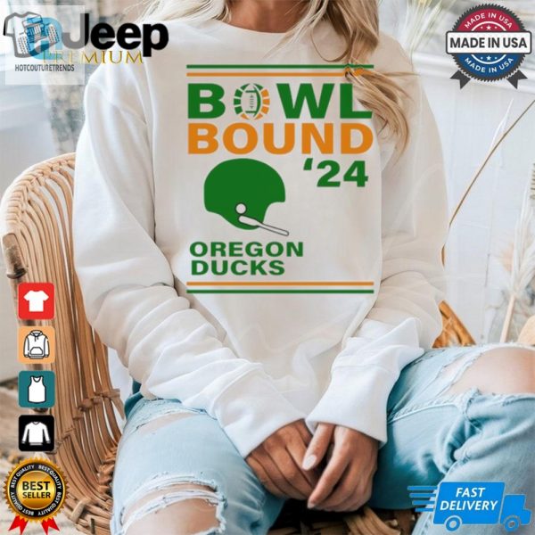 Oregon Ducks 2024 Bowl Bound Helmet Shirt hotcouturetrends 1 3