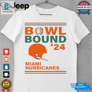 Miami Hurricanes 2024 Bowl Bound Helmet Shirt hotcouturetrends 1 1