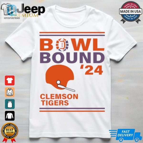 Clemson Tigers 2024 Bowl Bound Helmet Shirt hotcouturetrends 1