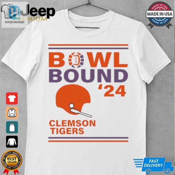 Clemson Tigers 2024 Bowl Bound Helmet Shirt hotcouturetrends 1 1