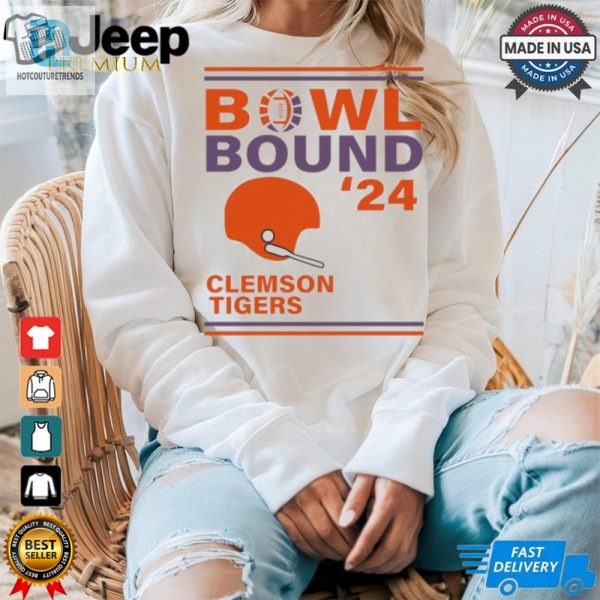 Clemson Tigers 2024 Bowl Bound Helmet Shirt hotcouturetrends 1 3