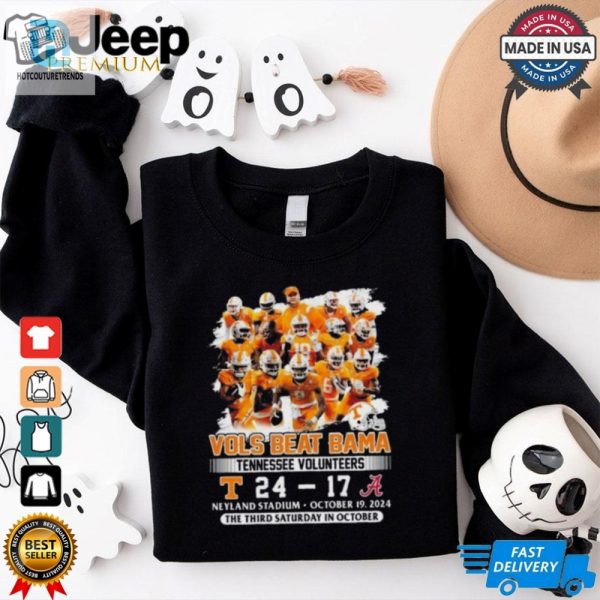 Vols Beat Bama Tennessee Volunteers 24 17 Alabama Crimson Tide The Third Saturday In October Shirt hotcouturetrends 1