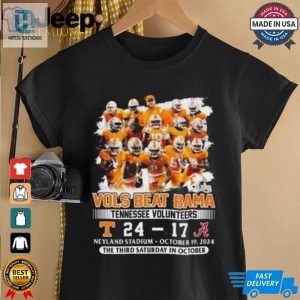 Vols Beat Bama Tennessee Volunteers 24 17 Alabama Crimson Tide The Third Saturday In October Shirt hotcouturetrends 1 1