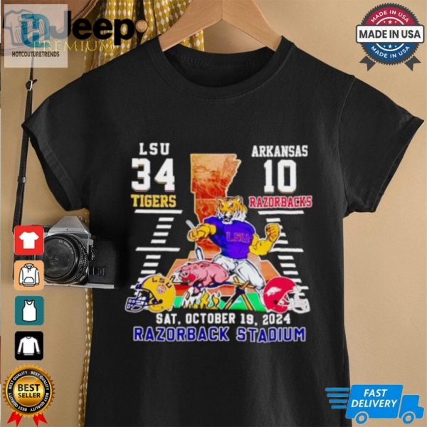 Ls Tigers Vs Arkansas Razorbacks October 19 2024 Razorback Stadium Shirt hotcouturetrends 1 1