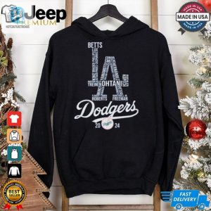 Los Angeles Dodgers Baseball Team 2024 Mlb T Shirt hotcouturetrends 1 3