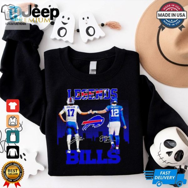 Buffalo Bills Legend Josh Allen And Jim Kelly Signatures Shirt hotcouturetrends 1