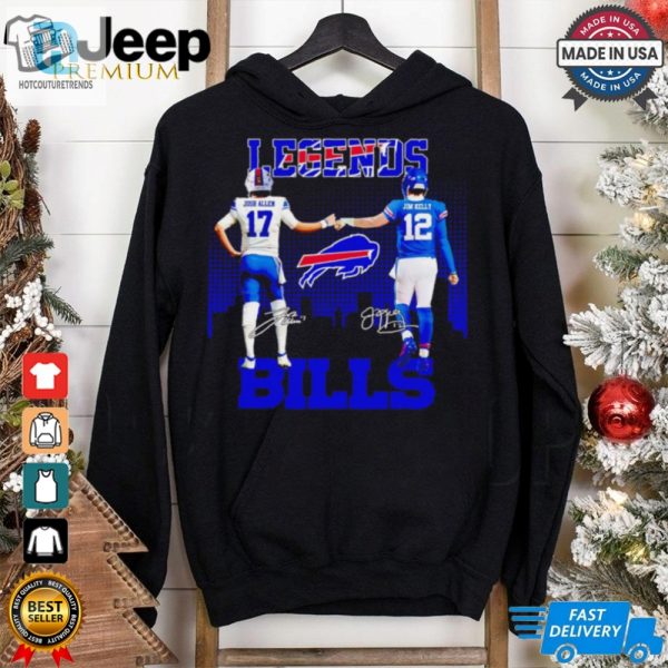 Buffalo Bills Legend Josh Allen And Jim Kelly Signatures Shirt hotcouturetrends 1 3