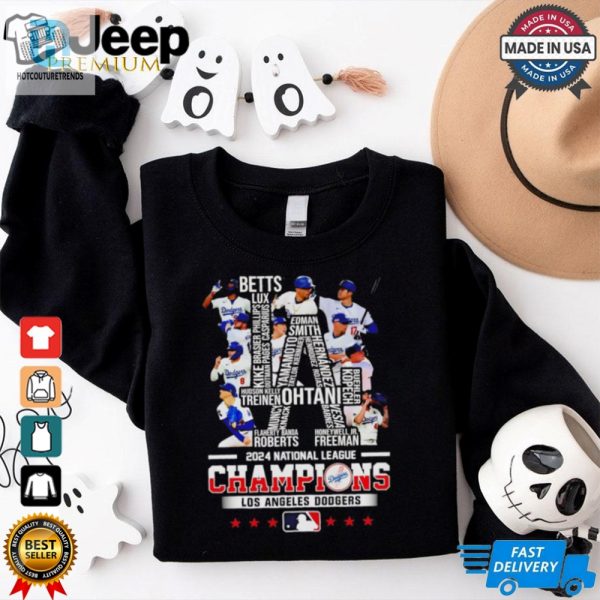 Los Angeles Dodgers 2024 National League Champions Team Shirt hotcouturetrends 1