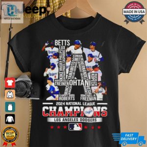 Los Angeles Dodgers 2024 National League Champions Team Shirt hotcouturetrends 1 1