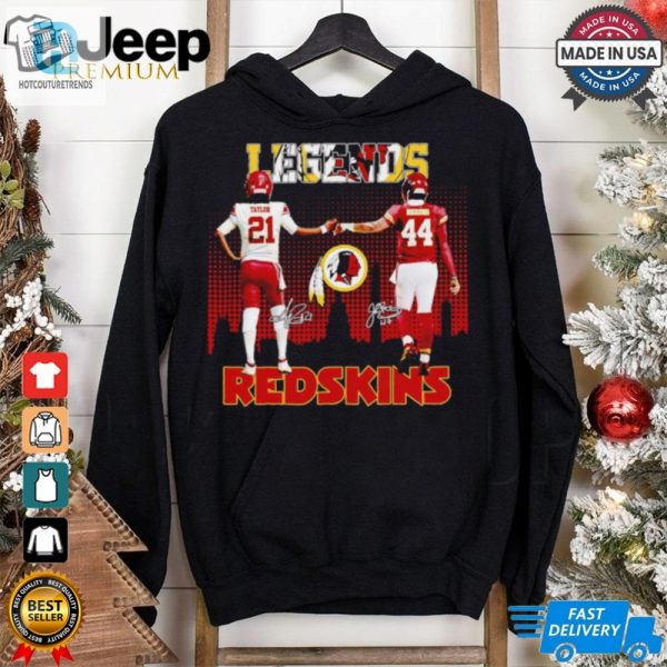 Redskins Legends Taylor And Riggins Signatures Shirt hotcouturetrends 1 3