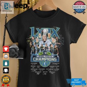 Minnesota Lynx 2024 Wnba Finals Champions Celebrating Signatures Shirt hotcouturetrends 1 1