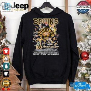 Boston Bruins 100Th Anniversary 1924 2024 Thank You For The Memories T Shirt hotcouturetrends 1 3