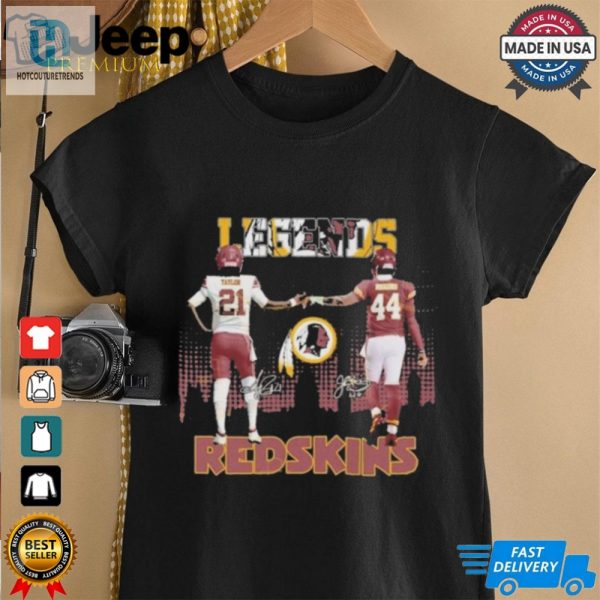 Washington Redskins Sean Taylor X John Riggins Legends Signature Shirt hotcouturetrends 1 1