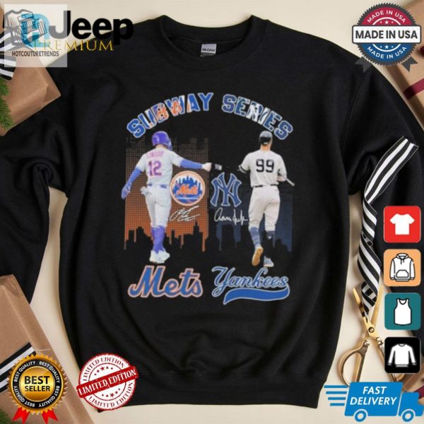 Official New York Mets X New York Yankees Signature Unisex T Shirt hotcouturetrends 1 3