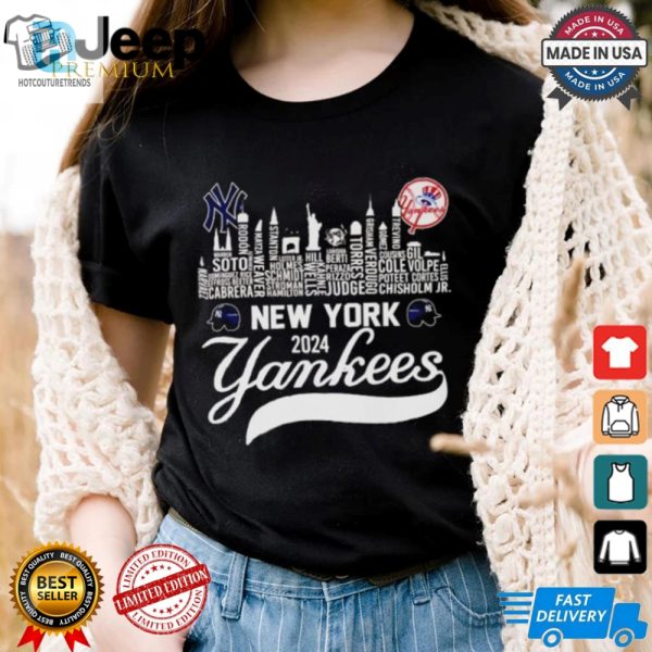 New York Yankees Players City Skyline 2024 Alcs Shirt hotcouturetrends 1